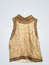 Women's Beaded Sleeveless Top