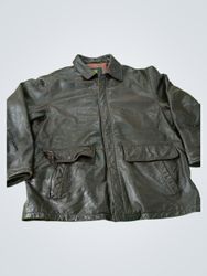 ROOM CLUB Brown Leather Jacket