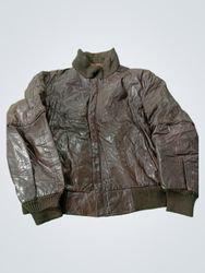 Weatherogue Leather Bomber Jacket