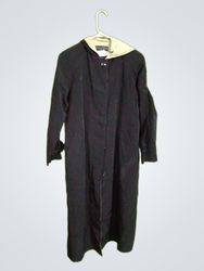 Gallery Petite Black Long Coat with Hood