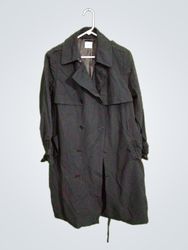 City Chic Black Trench Coat