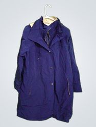 Coldwater Creek Blue Hooded Jacket