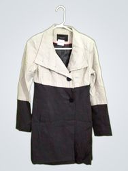 Tahari Colorblock Trench Coat