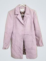 Nine West Lavender Quilted Blazer