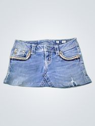 Miss Me Denim Mini Skirt