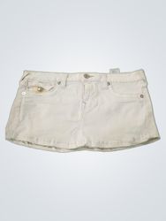 True Religion White Denim Skirt