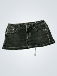 Miss Me Denim Mini Skirt