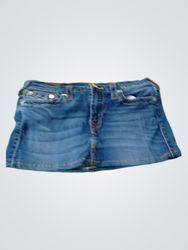True Religion Denim Mini Skirt