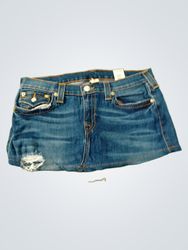 True Religion Denim Mini Skirt