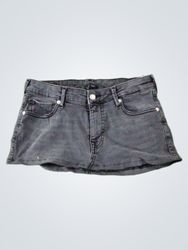 True Religion Women's Black Denim Shorts