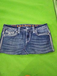 Rock Revival Denim Skirt