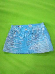 True Religion World Tour Denim Skirt