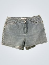 Chico's Platinum Denim Shorts