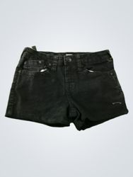 True Religion Black Denim Shorts