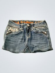 Rock Revival Denim Skirt