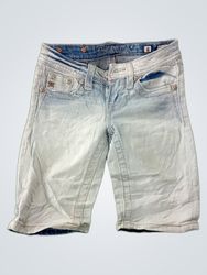 Miss Me Denim Bermuda Shorts