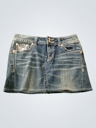Miss Me Denim Mini Skirt
