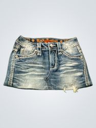 Rock Revival Denim Skirt