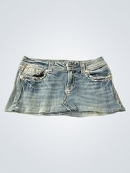 Miss Me Denim Mini Skirt