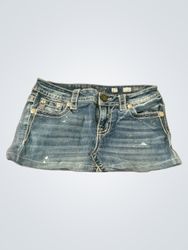 Miss Me Embellished Denim Skirt