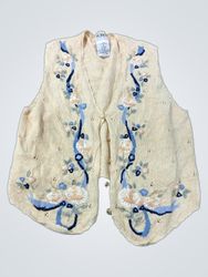 KORET PETITES Damen gestickte Weste