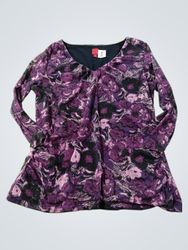 212 COLLECTION Blusa Feminina Roxa com Estampa Flo..