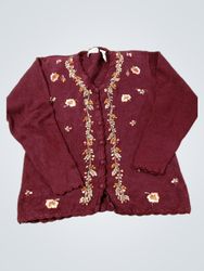 Carolyn Taylor Embroidered Cardigan