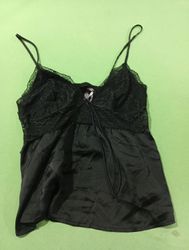 Victoria's Secret schwarzes Spitzen-Trim Cami Top