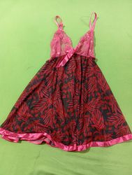 Pink and Red Floral Nightgown