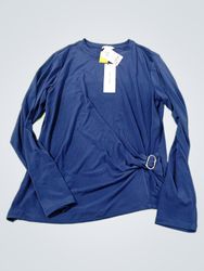 Calvin Klein Langarm-Oberteil mit Schnallendetail