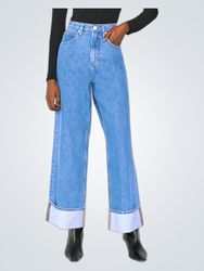 FRAME Rolled High Rise Wide Leg (Like New)