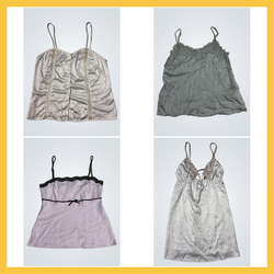 Lace Trim Y2K Cami Tops Bundle