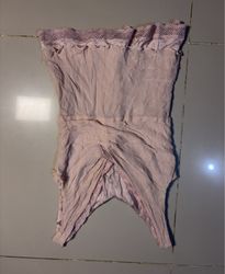 Pink Lace Trimmed Bodysuit