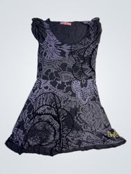 D&G Black and Purple Patterned T-Shirt