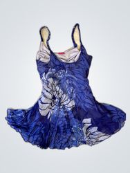 Blue Floral Swimsuit