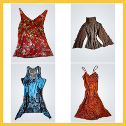 Y2K Floral Blouses Bundle