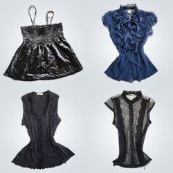 Zara Y2K Ruffle Blouses