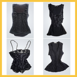 Y2K Noir Baddie Cami Tops (10pcs)