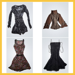 Y2K Blouses and Lace