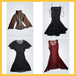 Y2K Lace Blouses Bundle