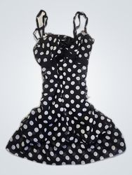 Black and White Polka Dot Dress
