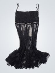 Black Lace Corset Top