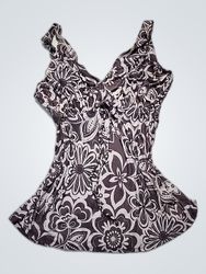 Blouse with Floral Pattern
