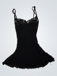 Black Lace Trim Camisole