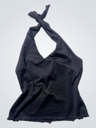 Navy Blue Halter Top