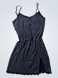 melrose Black Polka Dot Dress