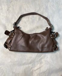 St. John's Bay Brown Faux Leather Hobo Handbag