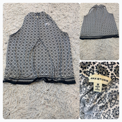 Max Studio Bedrucktes Ärmelloses Oberteil