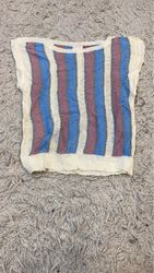 Gestreiftes Stricktop