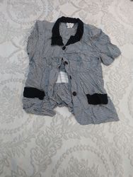 Gingham Shirt and Shorts Set